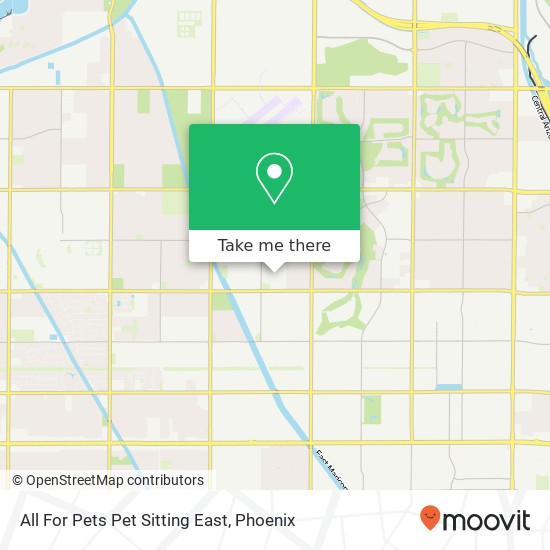 Mapa de All For Pets Pet Sitting East