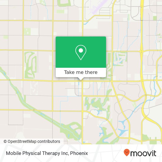 Mapa de Mobile Physical Therapy Inc
