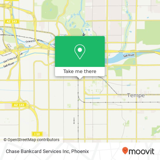 Chase Bankcard Services Inc map