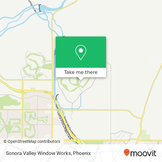 Sonora Valley Window Works map