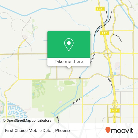 Mapa de First Choice Mobile Detail