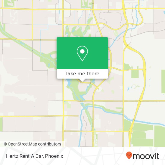 Hertz Rent A Car map