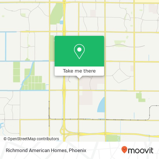 Richmond American Homes map