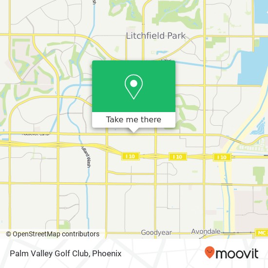 Palm Valley Golf Club map