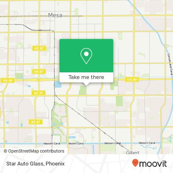 Star Auto Glass map