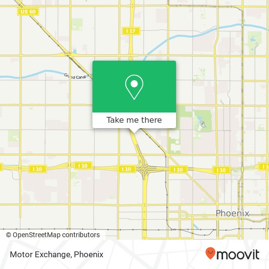 Motor Exchange map