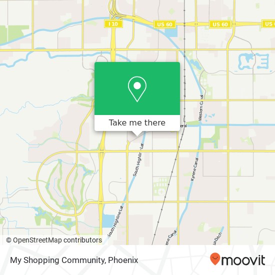 My Shopping Community map