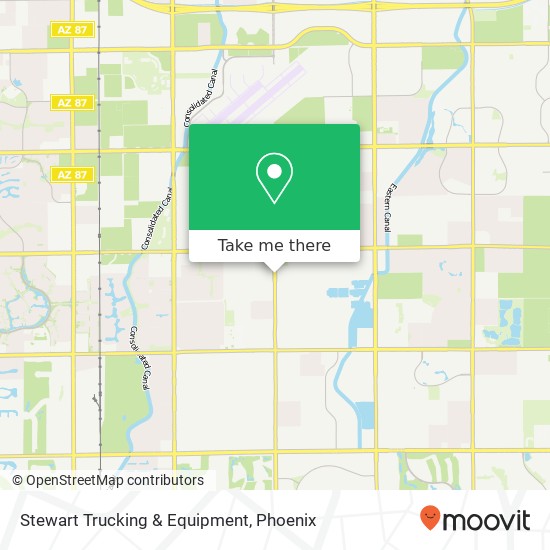 Stewart Trucking & Equipment map