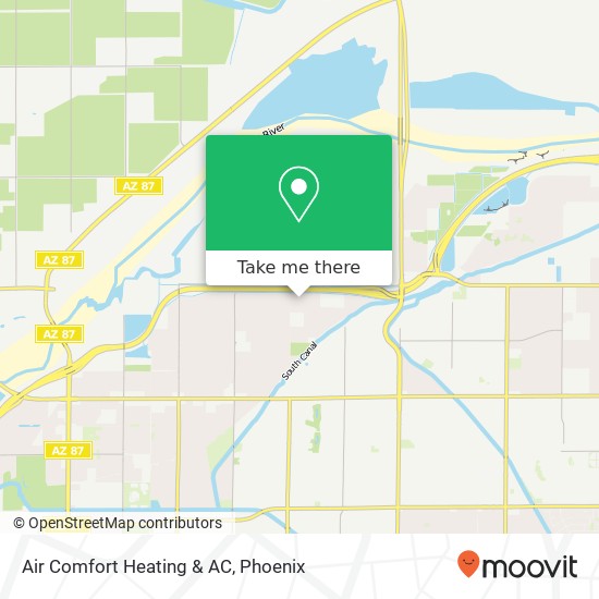 Air Comfort Heating & AC map
