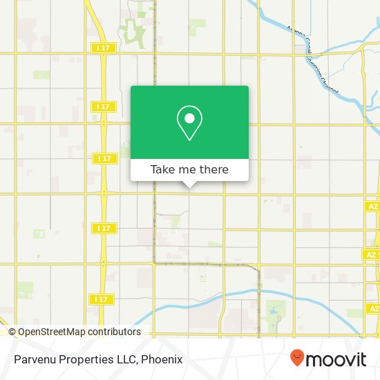 Mapa de Parvenu Properties LLC