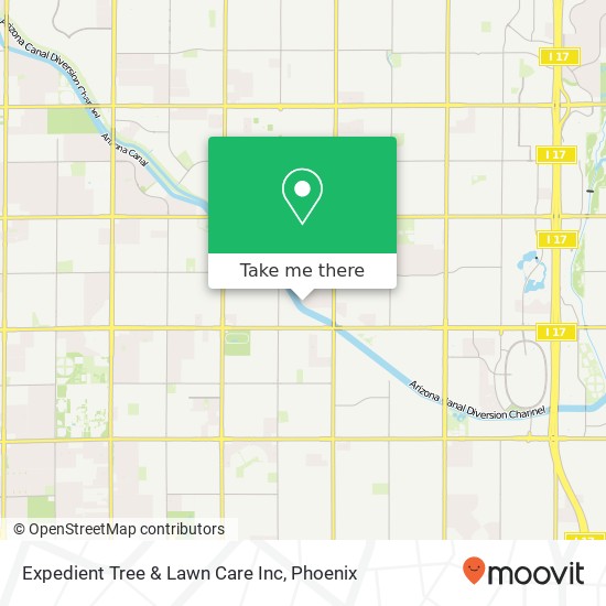 Expedient Tree & Lawn Care Inc map