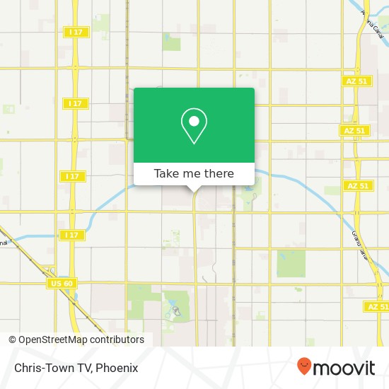 Chris-Town TV map