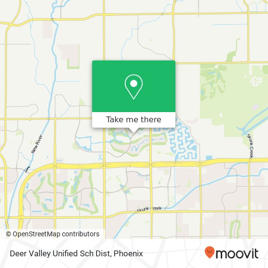 Deer Valley Unified Sch Dist map