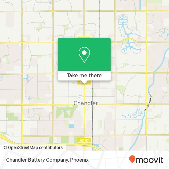 Chandler Battery Company map