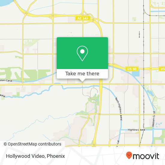 Hollywood Video map