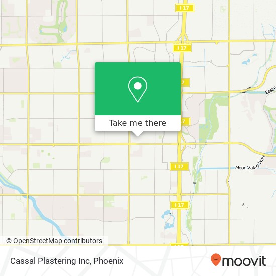 Cassal Plastering Inc map