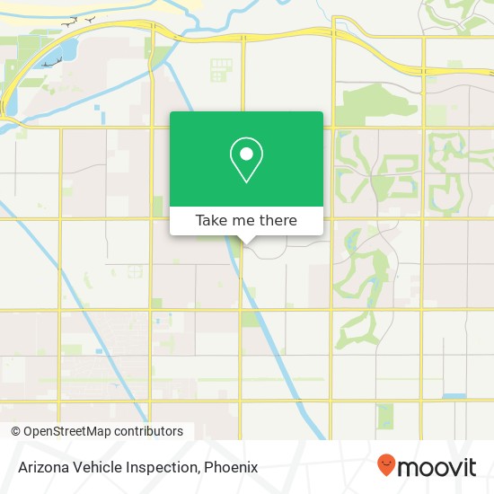 Arizona Vehicle Inspection map