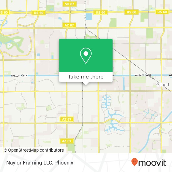 Mapa de Naylor Framing LLC