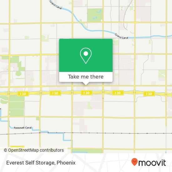 Mapa de Everest Self Storage