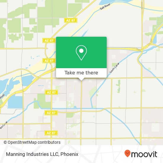 Manning Industries LLC map