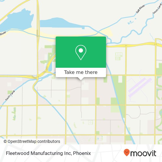 Fleetwood Manufacturing Inc map