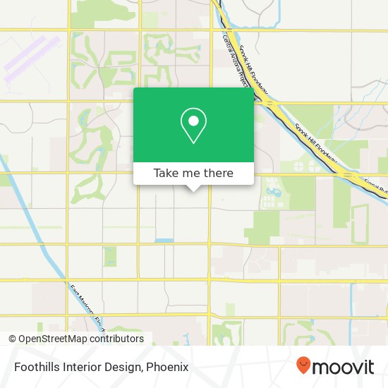 Foothills Interior Design map