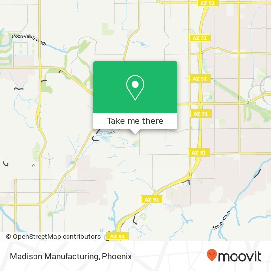 Madison Manufacturing map