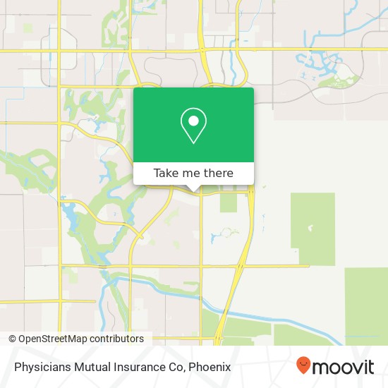 Physicians Mutual Insurance Co map