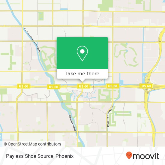 Payless Shoe Source map