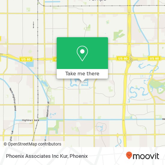 Phoenix Associates Inc Kur map