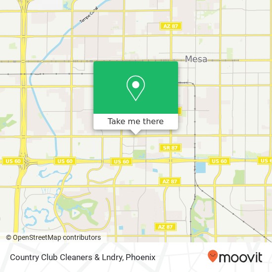 Country Club Cleaners & Lndry map