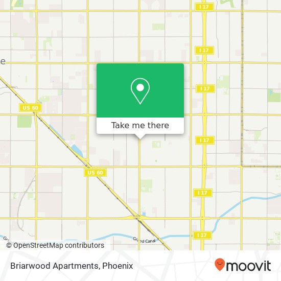 Briarwood Apartments map