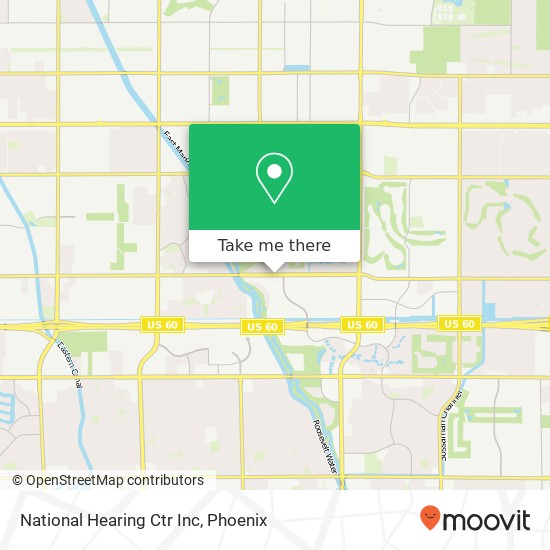 National Hearing Ctr Inc map