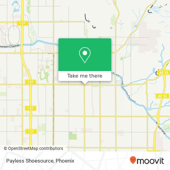 Payless Shoesource map