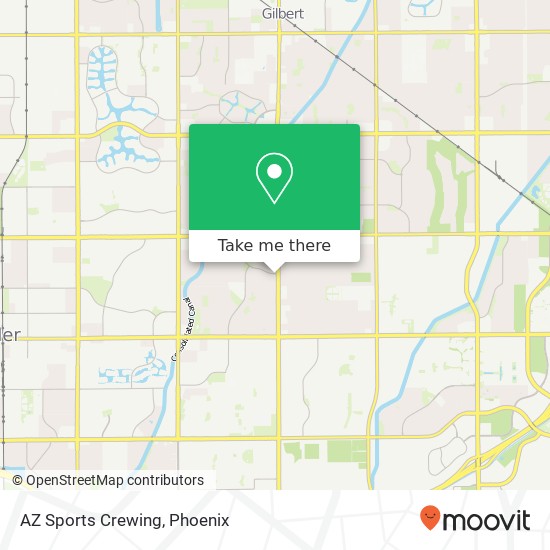 AZ Sports Crewing map