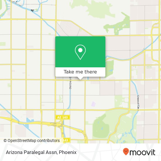 Arizona Paralegal Assn map