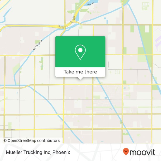 Mapa de Mueller Trucking Inc