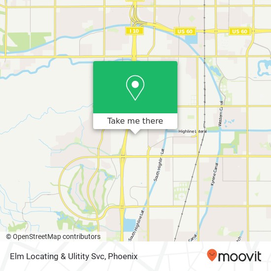 Elm Locating & Ulitity Svc map