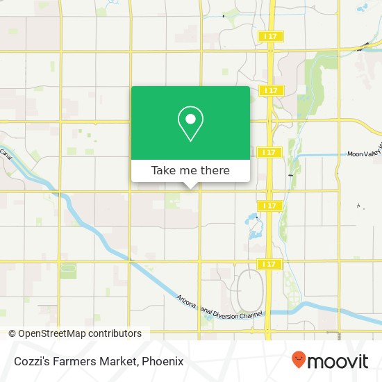 Cozzi's Farmers Market map