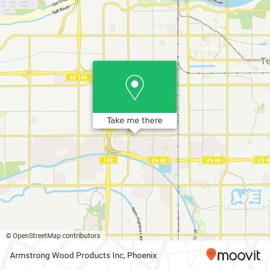 Mapa de Armstrong Wood Products Inc