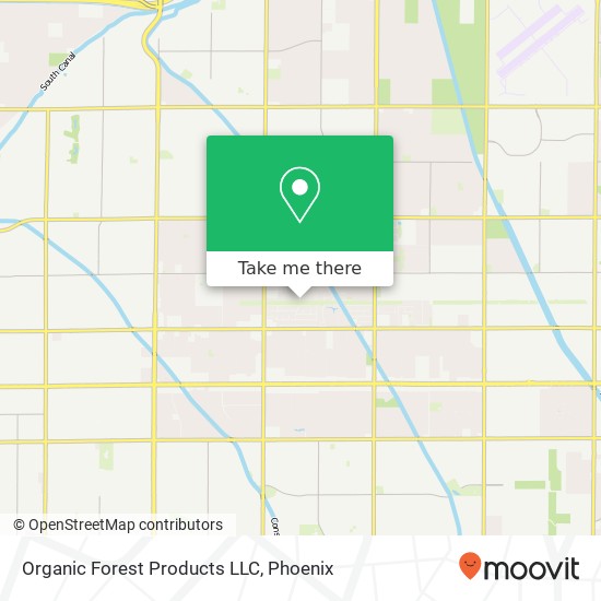 Organic Forest Products LLC map