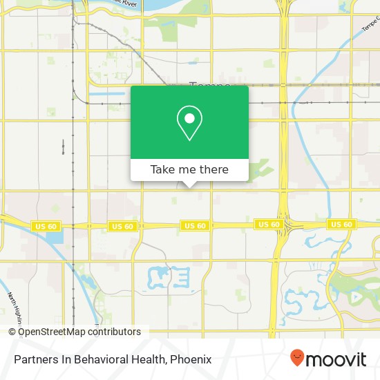 Mapa de Partners In Behavioral Health