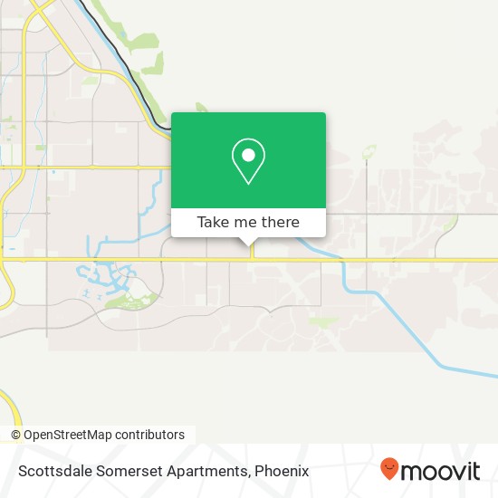 Scottsdale Somerset Apartments map