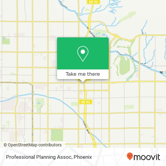 Professional Planning Assoc map