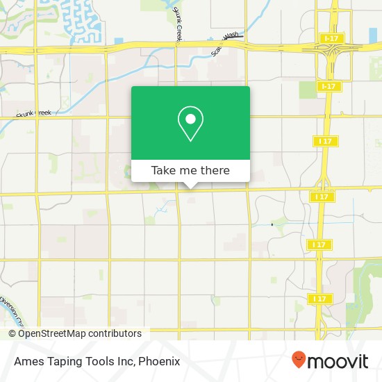 Ames Taping Tools Inc map