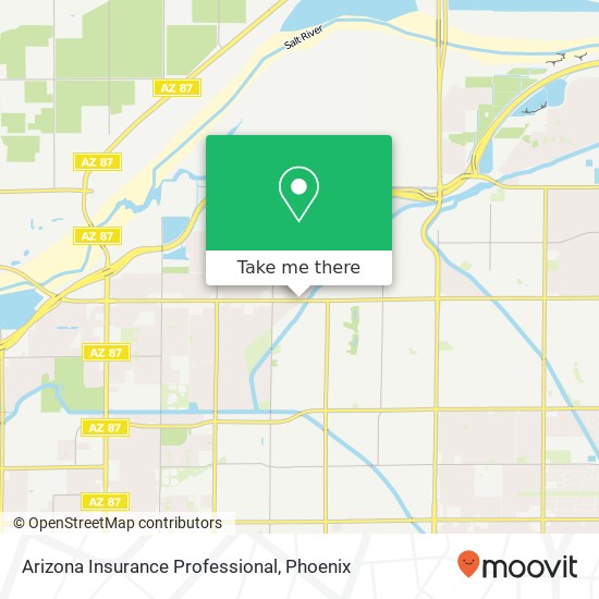 Arizona Insurance Professional map