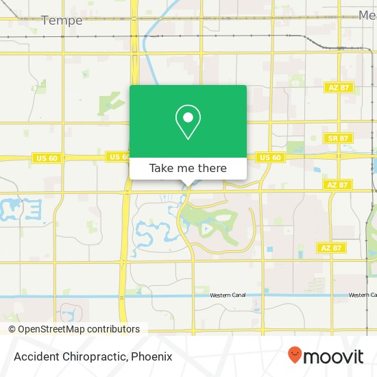 Accident Chiropractic map