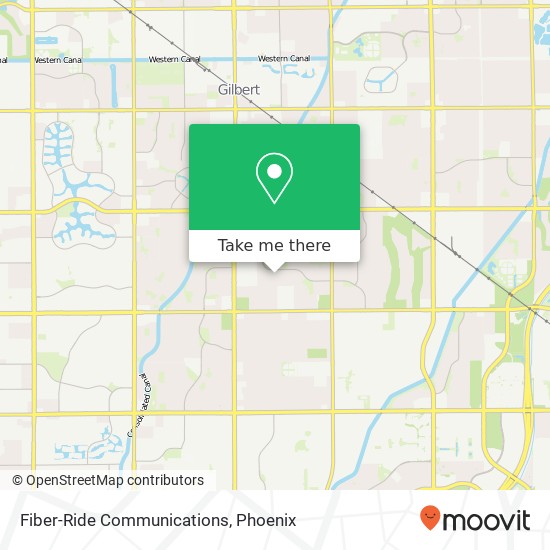 Fiber-Ride Communications map