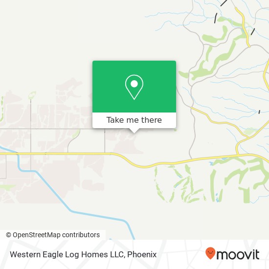 Western Eagle Log Homes LLC map