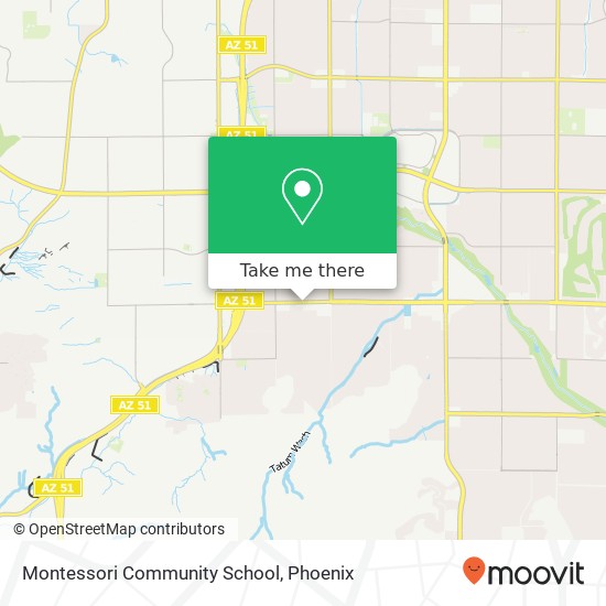 Montessori Community School map